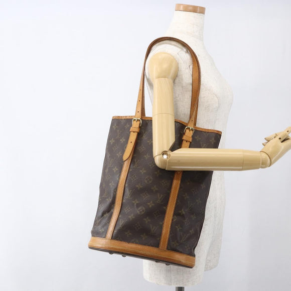 LOUIS VUITTON Monogram Bucket GM Shoulder Bag M42236 LV Auth 167916