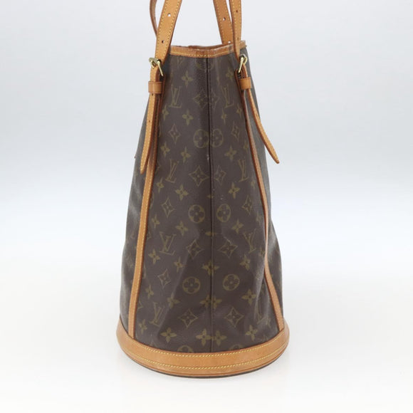 LOUIS VUITTON Monogram Bucket GM Shoulder Bag M42236 LV Auth 167916