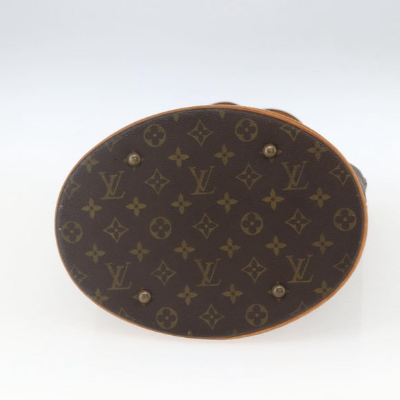 LOUIS VUITTON Monogram Bucket GM Shoulder Bag M42236 LV Auth 167916