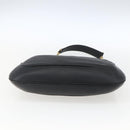 Salvatore Ferragamo Chain Shoulder Bag Leather Black Gold Auth 167918-5