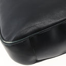 GUCCI Bamboo Shoulder Bag Leather 2way Black Gold 001 1577 Auth 167922-18