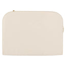 Salvatore Ferragamo Gancini Chain Shoulder Bag Leather White Gold Auth 167924-3