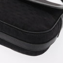 GUCCI Micro GG Supreme Web Sherry Line Bag PVC Black 001 754 6177 Auth 167928-11