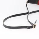 GUCCI Micro GG Supreme Web Sherry Line Bag PVC Black 001 754 6177 Auth 167928-7