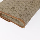 Christian Dior Honeycomb Canvas Chain Shoulder Bag PVC Beige Gold Auth 167930-15