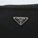 PRADA Shoulder Bag Nylon Black Silver Auth 167931-18