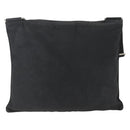 PRADA Shoulder Bag Nylon Black Silver Auth 167931-2