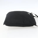 PRADA Shoulder Bag Nylon Black Silver Auth 167931-4