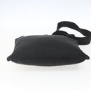 PRADA Shoulder Bag Nylon Black Silver Auth 167931-5