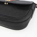 GUCCI Micro GG Supreme Web Sherry Line Bag PVC Black 001 115 0914 Auth 167932-10