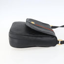 GUCCI Micro GG Supreme Web Sherry Line Bag PVC Black 001 115 0914 Auth 167932-5