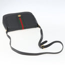 GUCCI Micro GG Supreme Web Sherry Line Bag PVC Black 001 115 0914 Auth 167932-7