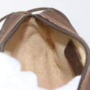 GUCCI GG Supreme Web Sherry Line Bag PVC Beige Gold 156 02 066 Auth 167934-19
