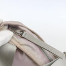 PRADA Shoulder Bag Nylon Pink Silver Auth 167937-10
