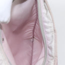 PRADA Shoulder Bag Nylon Pink Silver Auth 167937-21