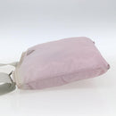 PRADA Shoulder Bag Nylon Pink Silver Auth 167937-3