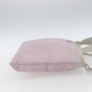 PRADA Shoulder Bag Nylon Pink Silver Auth 167937-4
