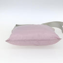 PRADA Shoulder Bag Nylon Pink Silver Auth 167937-5