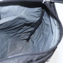 PRADA Shoulder Bag Nylon Black Silver Auth 167943-20