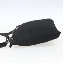 PRADA Shoulder Bag Nylon Black Silver Auth 167943-3