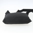 PRADA Shoulder Bag Nylon Black Silver Auth 167943-5