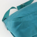 PRADA Shoulder Bag Nylon Light Blue Silver Auth 167944-16