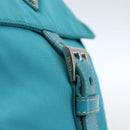 PRADA Shoulder Bag Nylon Light Blue Silver Auth 167944-10