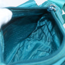 PRADA Shoulder Bag Nylon Light Blue Silver Auth 167944-22