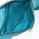 PRADA Shoulder Bag Nylon Light Blue Silver Auth 167944-26