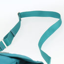 PRADA Shoulder Bag Nylon Light Blue Silver Auth 167944-8