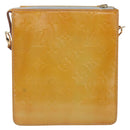 LOUIS VUITTON Monogram Vernis Motto Accessory Pouch Gris M91030 LV Auth 167946-2