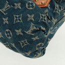 LOUIS VUITTON Monogram Denim Preity Hand Bag Blue M95020 LV Auth 167949V-17