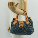 LOUIS VUITTON Monogram Denim Preity Hand Bag Blue M95020 LV Auth 167949V-23