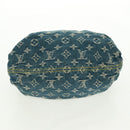 LOUIS VUITTON Monogram Denim Preity Hand Bag Blue M95020 LV Auth 167949V-5