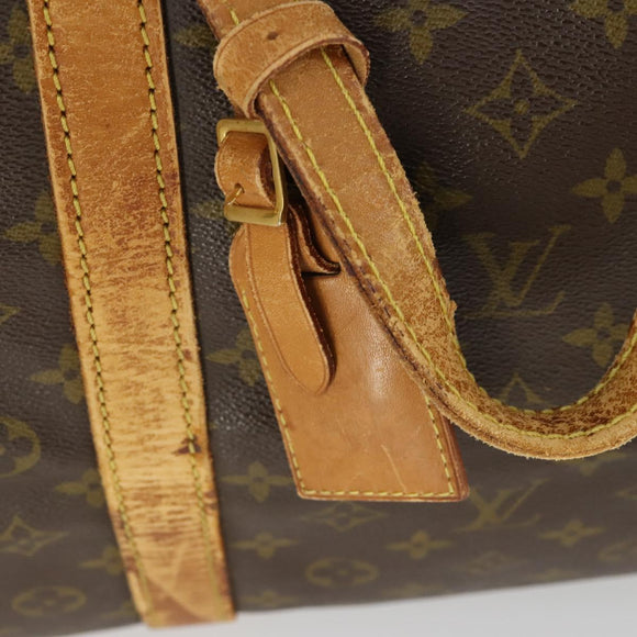 LOUIS VUITTON Monogram Sac Souple 55 Boston Bag M41622 LV Auth 167951