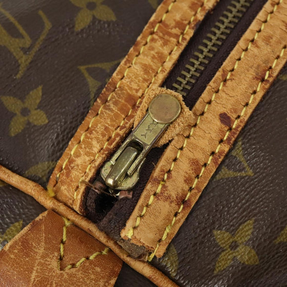 LOUIS VUITTON Monogram Sac Souple 55 Boston Bag M41622 LV Auth 167951