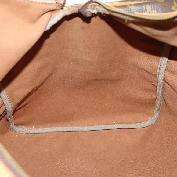 LOUIS VUITTON Monogram Sac Souple 55 Boston Bag M41622 LV Auth 167951