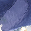 GUCCI GG Supreme Hand Bag PVC Navy Gold Auth 167955-11