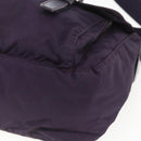 PRADA Shoulder Bag Nylon Purple Silver Auth 167957-8