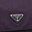 PRADA Shoulder Bag Nylon Purple Silver Auth 167957-18