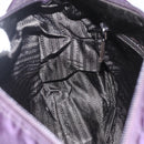 PRADA Shoulder Bag Nylon Purple Silver Auth 167957-24