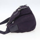 PRADA Shoulder Bag Nylon Purple Silver Auth 167957-3