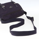 PRADA Shoulder Bag Nylon Purple Silver Auth 167957-7