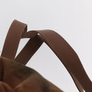GUCCI Bamboo Backpack Suede Brown Gold 003 2058 0016 Auth 167968-15