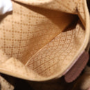GUCCI Bamboo Backpack Suede Brown Gold 003 2058 0016 Auth 167968-25