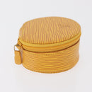 LOUIS VUITTON Epi Ecrin Bijoux8 Jewelry Box Yellow M48229 LV Auth 167974-5