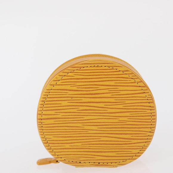 LOUIS VUITTON Epi Ecrin Bijoux8 Jewelry Box Yellow M48229 LV Auth 167974