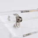 LOUIS VUITTON Monogram Love Message Mini Trunk Plastic Clear M99079 Auth 167975-14
