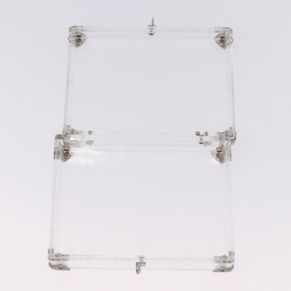 LOUIS VUITTON Monogram Love Message Mini Trunk Plastic Clear M99079 Auth 167975