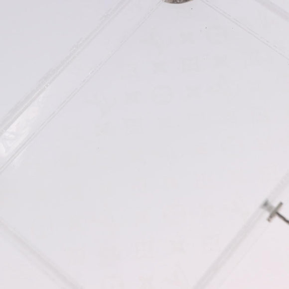 LOUIS VUITTON Monogram Love Message Mini Trunk Plastic Clear M99079 Auth 167975